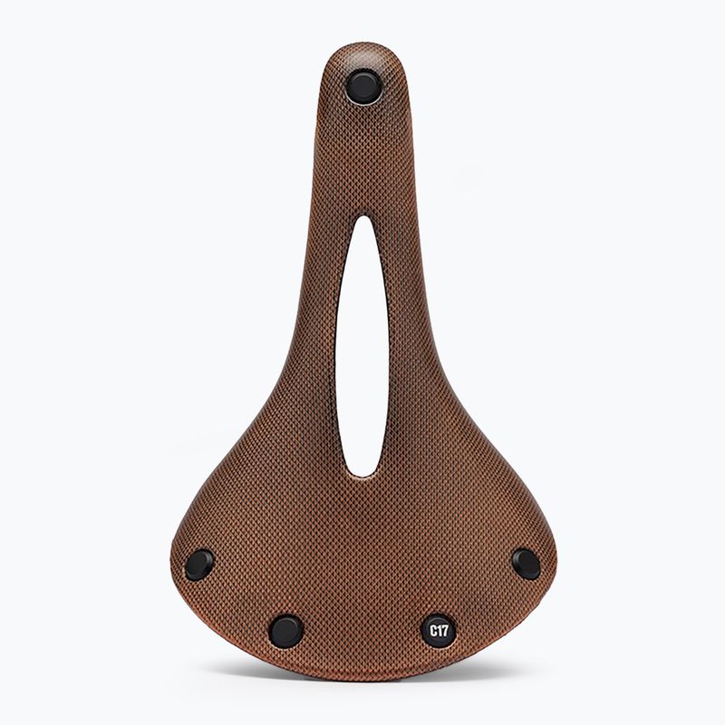 Brooks England C17 Sella da bicicletta arancione intagliata