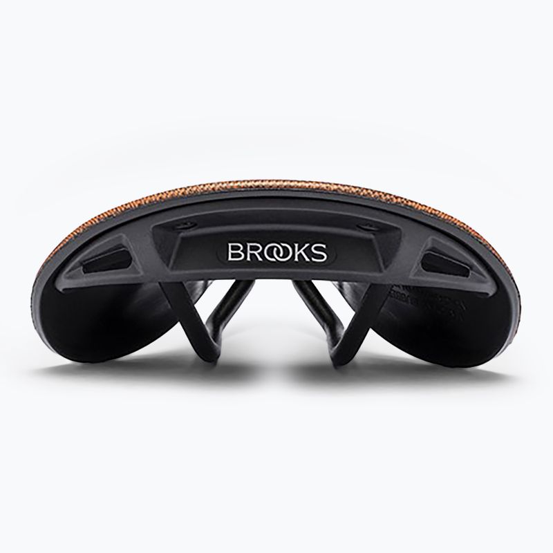 Brooks England C17 Sella da bicicletta arancione intagliata 6