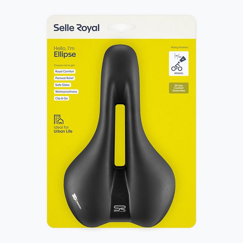 Selle Royal Premium Athletic 45st sella per bicicletta. Ellisse nero 8