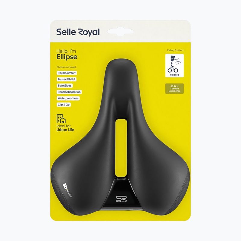 Sella per bicicletta Selle Royal Premium Relaxed 90St. Ellipse black 9