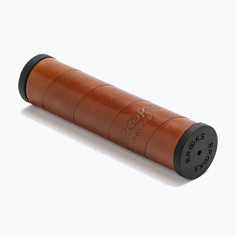 Manopole per manubrio Brooks England Willow Leather honey 3