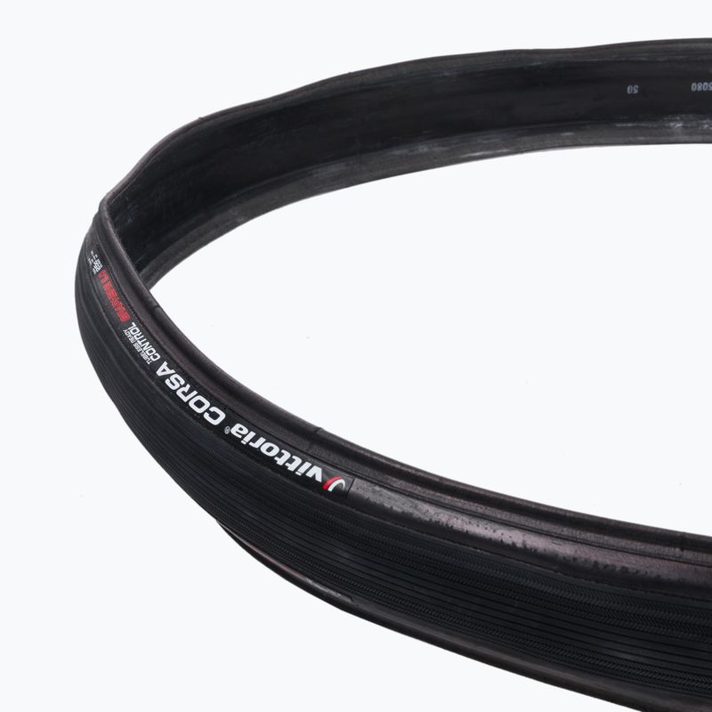 Pneumatico per bicicletta Vittoria Corsa Control TLR G2.0 nero 3