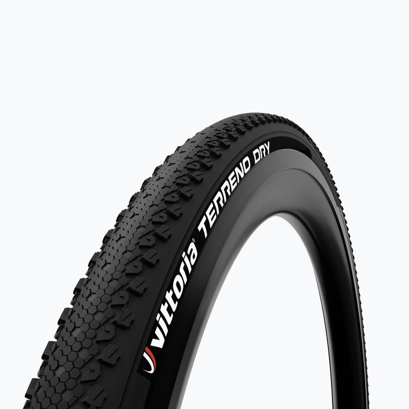 Pneumatico per bicicletta Vittoria Gravel Terreno Dry wire 700 x 38C nero 5