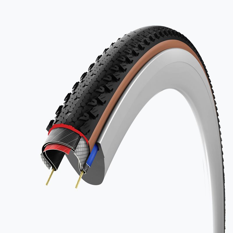 Pneumatico per bicicletta Vittoria Terreno T30 G2.0 TLR Gravel Endurance 700x37c black/brown 4
