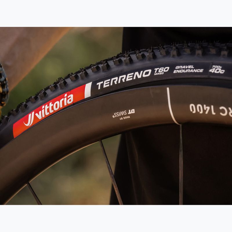 Pneumatico per bicicletta Vittoria Terreno T60 G2.0 TLR Gravel Endurance 700x40c black 5