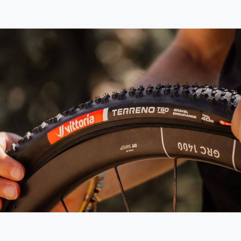 Pneumatico per bicicletta Vittoria Terreno T60 G2.0 TLR Gravel Endurance 700x40c black 7