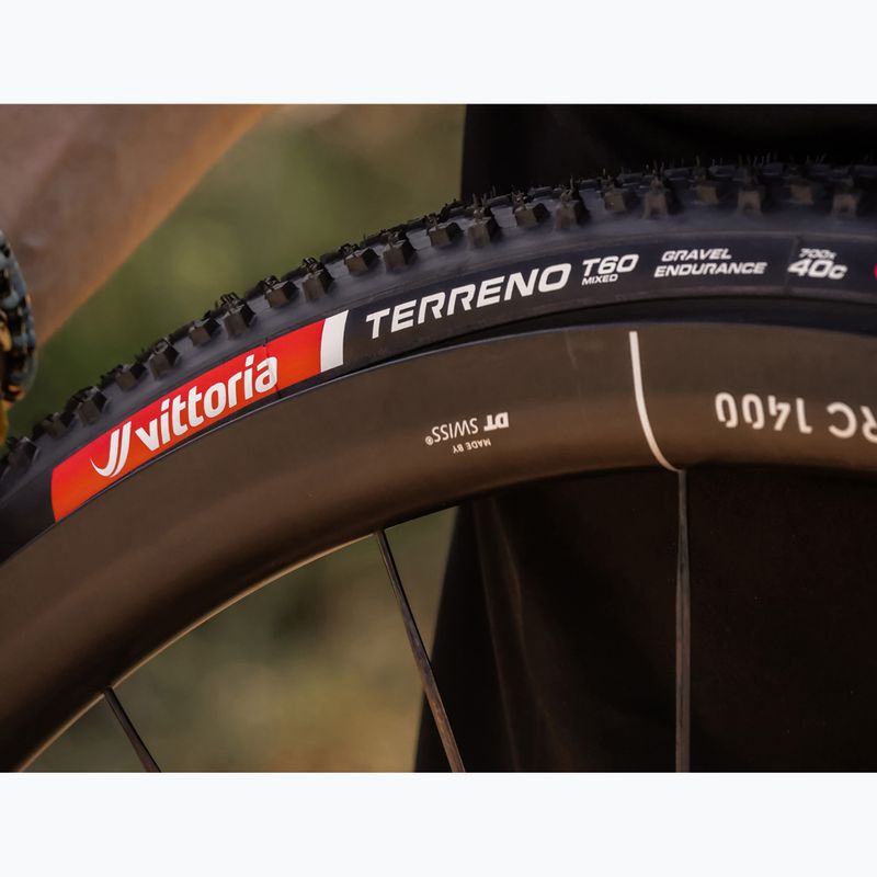 Pneumatico per bicicletta Vittoria Terreno T60 G2.0 TLR Gravel Endurance black/brown 6