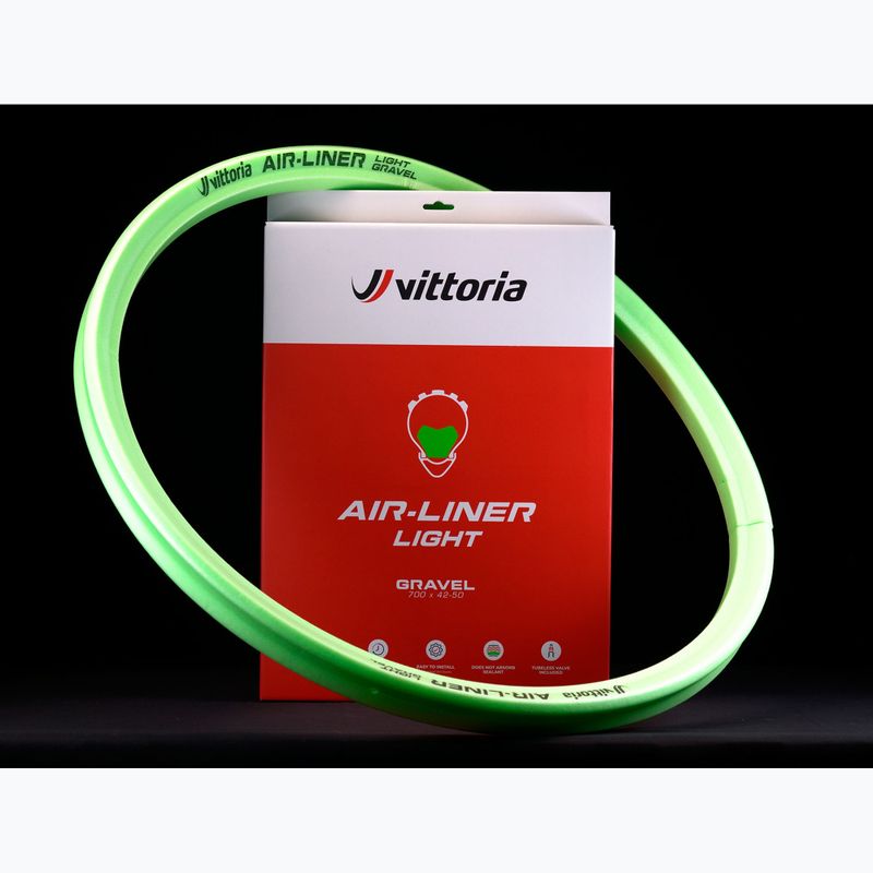 Soletta antiperforazione Vittoria AirLiner Light Gravel 700 x 37-40C green 2