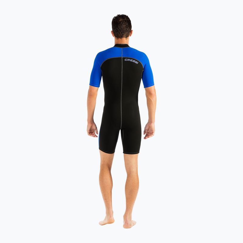 Muta da uomo Cressi Lido 2 mm nera/blu 2