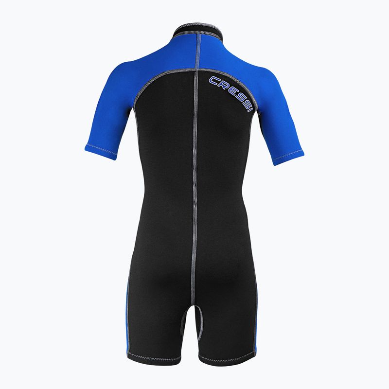 Muta da bambino Cressi Lido Shorty 2 mm nero/blu 8