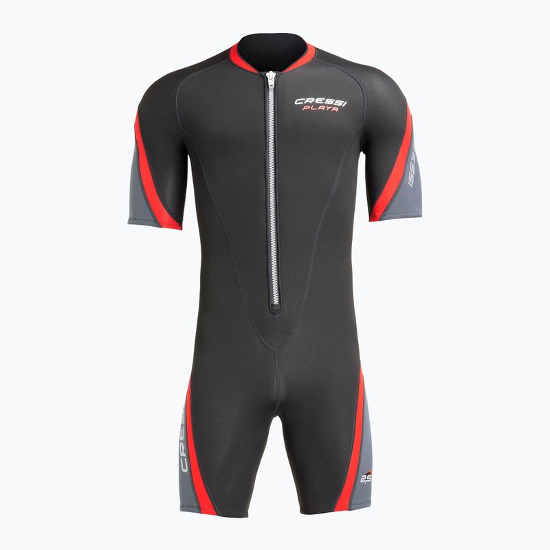 Muta da donna Cressi Playa Shorty 2,5 mm nero/rosso