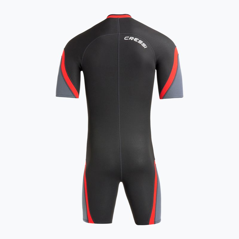 Muta da uomo Cressi Playa Shorty 2.5 mm black/red 3
