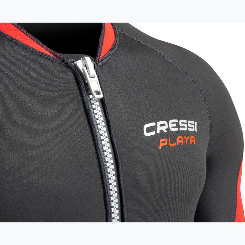 Muta da donna Cressi Playa Shorty 2,5 mm nero/rosso 6
