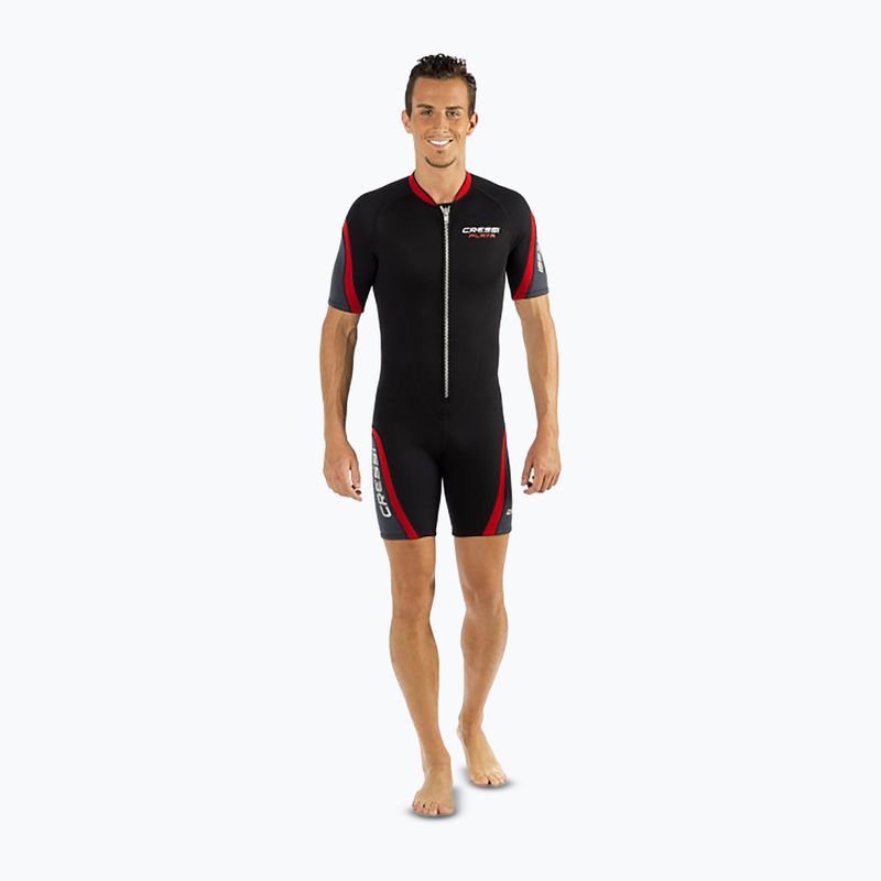 Muta da donna Cressi Playa Shorty 2,5 mm nero/rosso 11