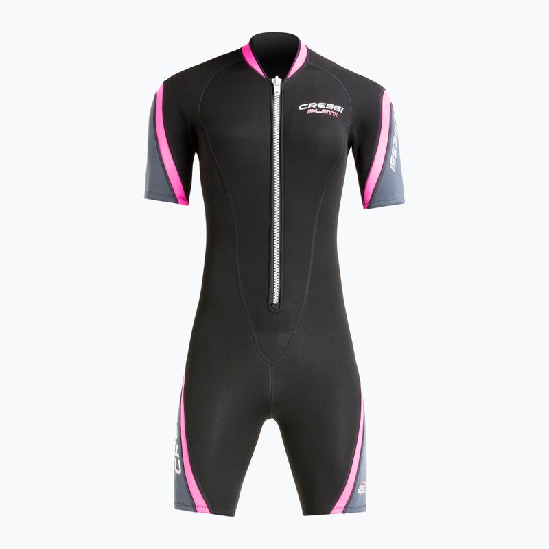 Muta da donna Cressi Playa Shorty 2,5 mm nero/rosa