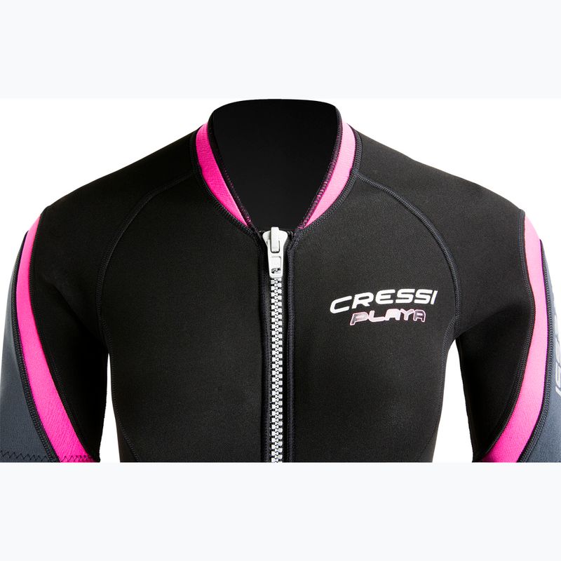Muta da donna Cressi Playa Shorty 2,5 mm nero/rosa 4