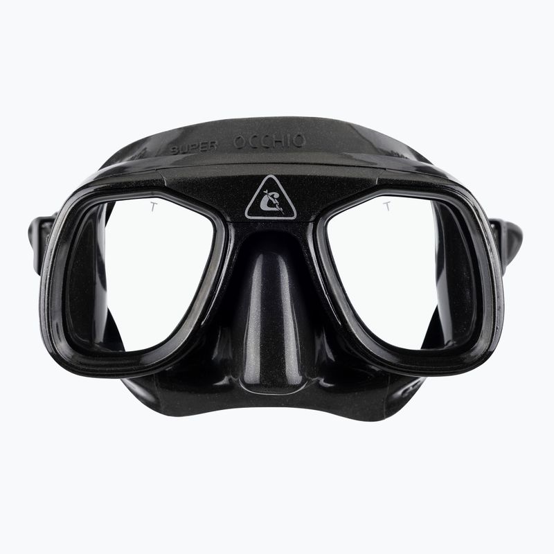 Maschera subacquea Cressi Superocchio nero/nero 2