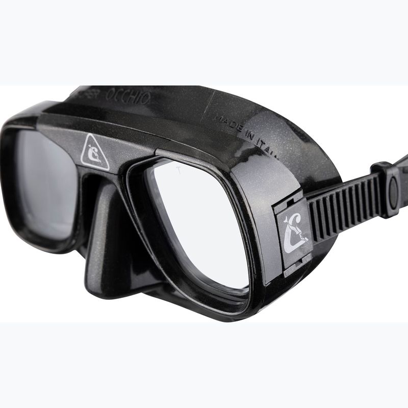 Maschera subacquea Cressi Superocchio nero/nero 4