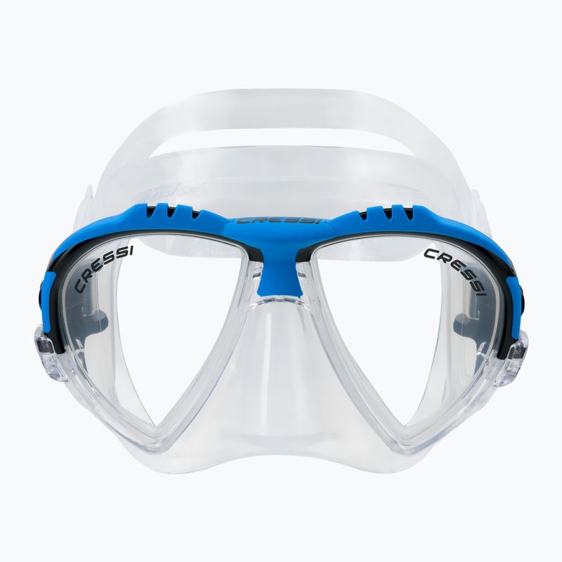 Maschera subacquea Cressi Matrix cristallo/nero 2
