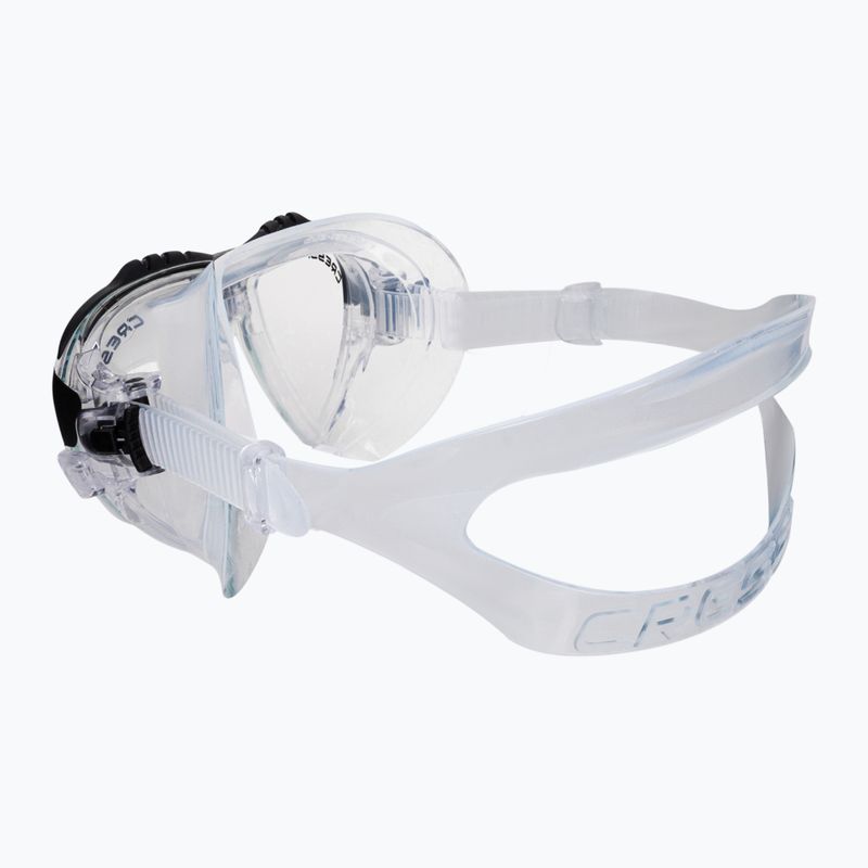 Maschera subacquea Cressi Matrix trasparente/nera 4