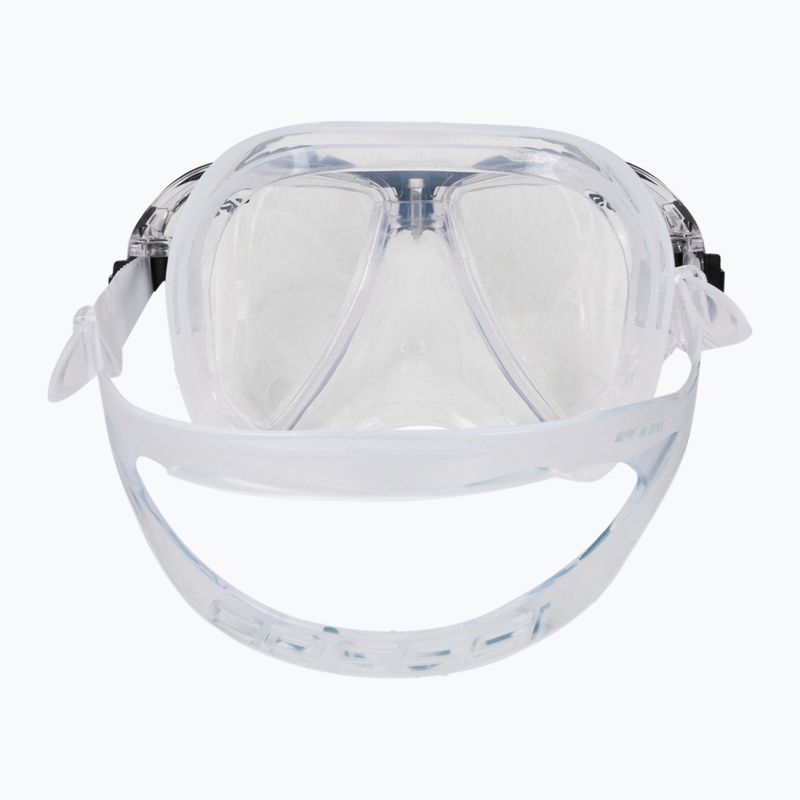 Maschera subacquea Cressi Matrix trasparente/nera 5