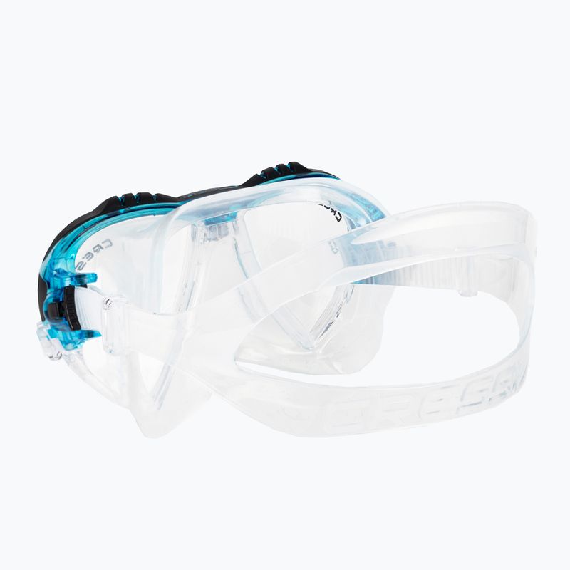 Maschera subacquea Cressi Matrix chiara/acquamarina 4