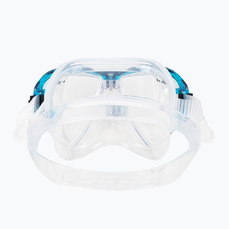 Maschera subacquea Cressi Matrix chiara/acquamarina 5