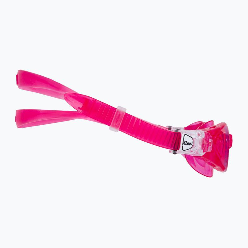 Occhialini da nuoto per bambini Cressi King Crab rosa 3