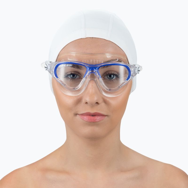 Maschera da bagno Cressi Cobra chiara/chiara/blu 3