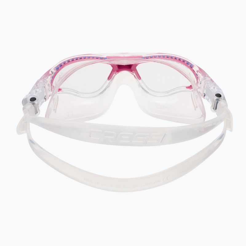 Maschera da bagno Cressi Cobra chiara/chiara/rosa 5