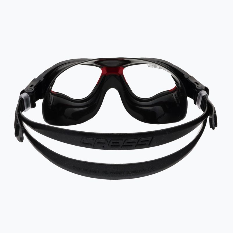 Maschera da bagno Cressi Cobra nero/nero/rosso 5