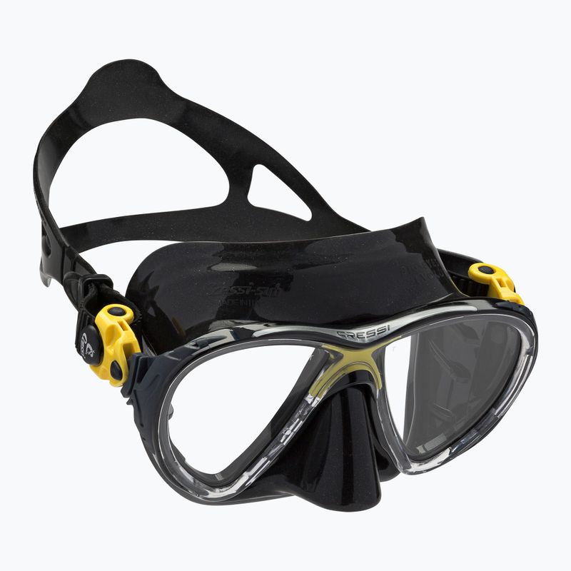 Cressi Big Eyes Evolution maschera subacquea giallo scuro