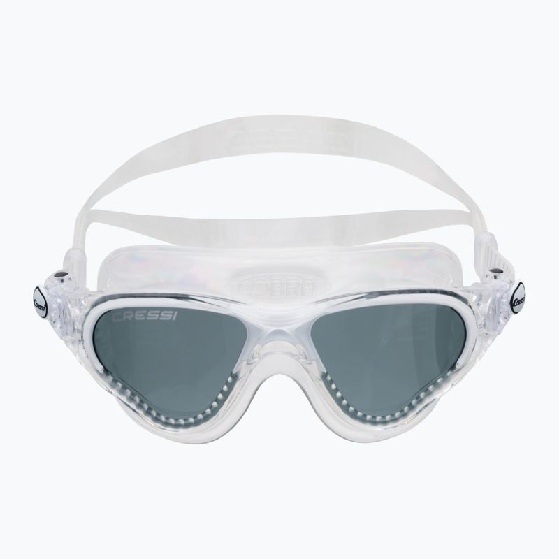 Maschera da nuoto Cressi Cobra trasparente/bianco fumé 2