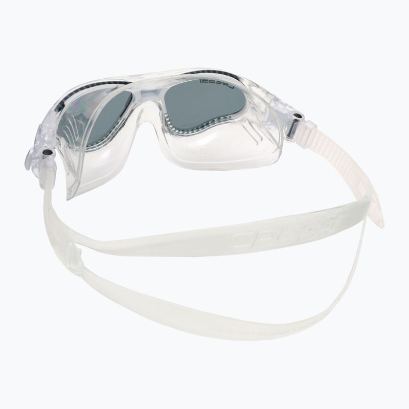 Maschera da nuoto Cressi Cobra trasparente/bianco fumé 4
