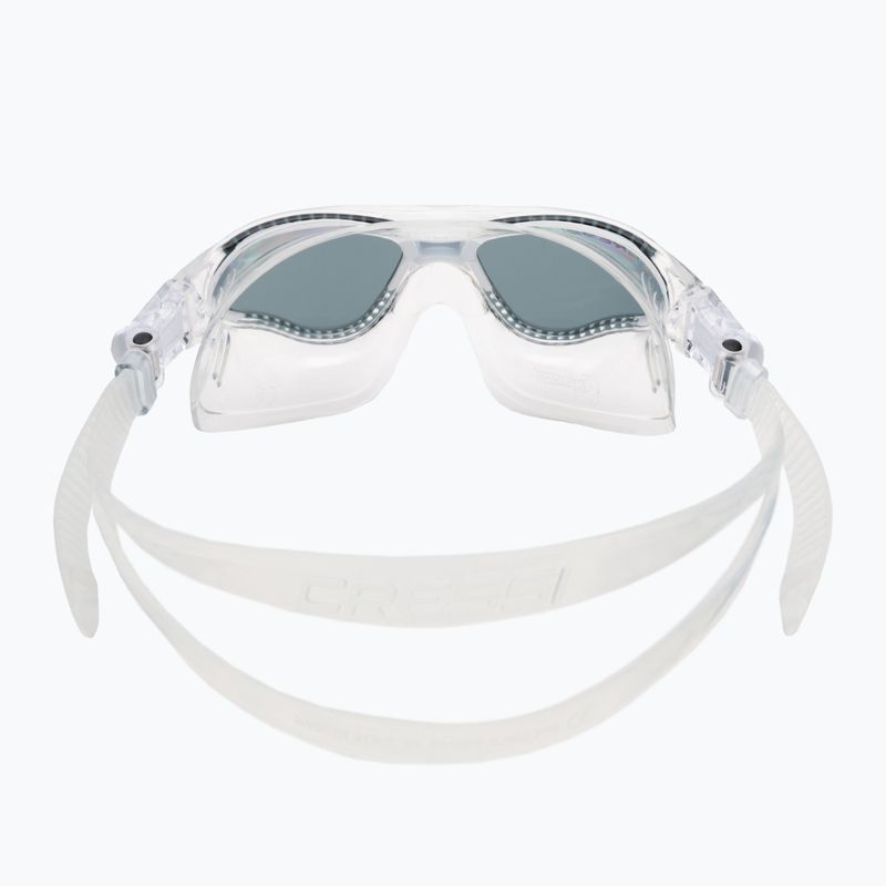 Maschera da nuoto Cressi Cobra trasparente/bianco fumé 5