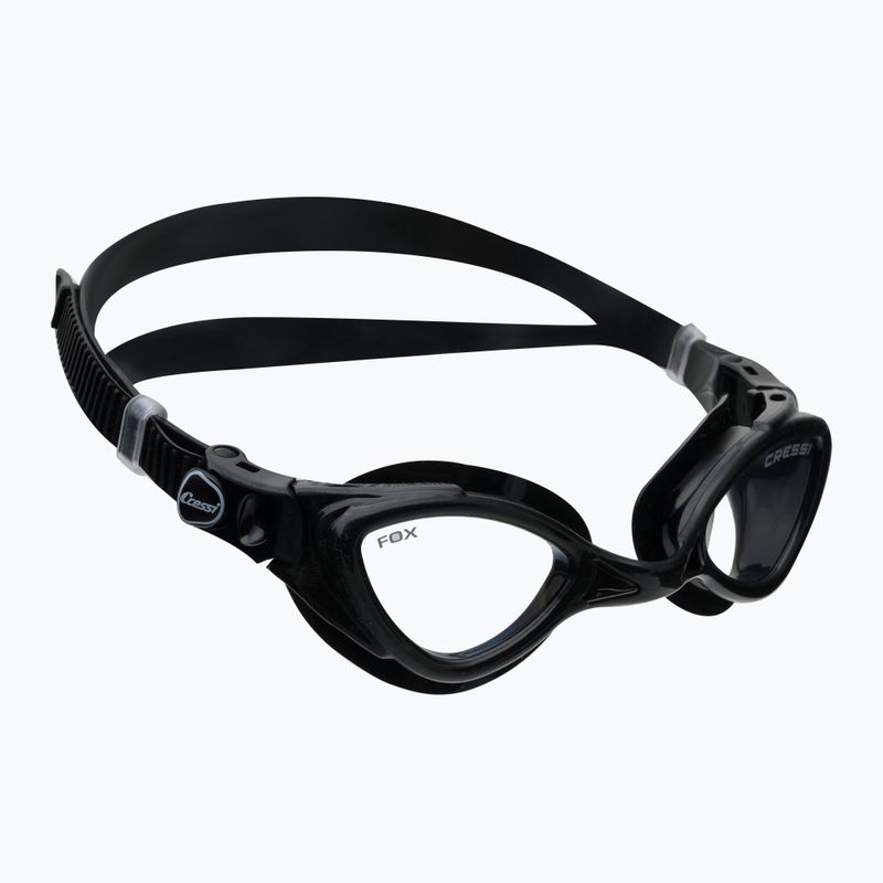 Occhiali da nuoto Cressi Fox nero/nero