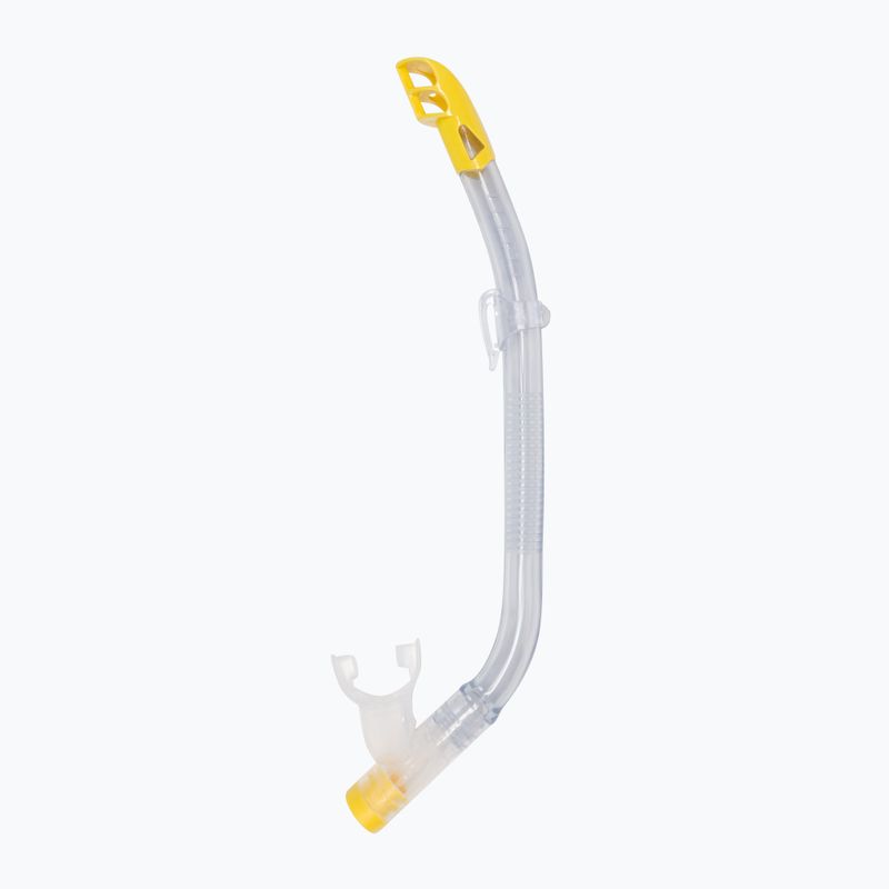 Kit snorkel Cressi Marea per bambini + Top trasparente/giallo 6