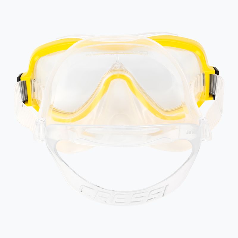 Kit snorkeling per bambini Cressi Onda + Mexico chiaro/giallo 5