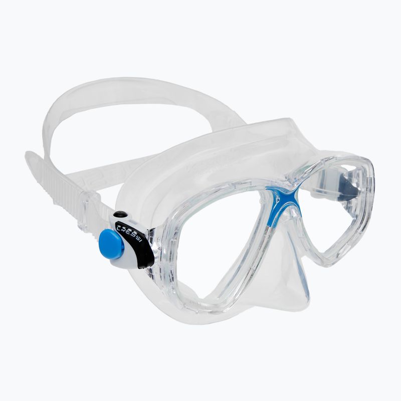Maschera subacquea Cressi Marea trasparente/blu