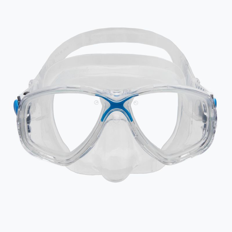 Maschera subacquea Cressi Marea trasparente/blu 2