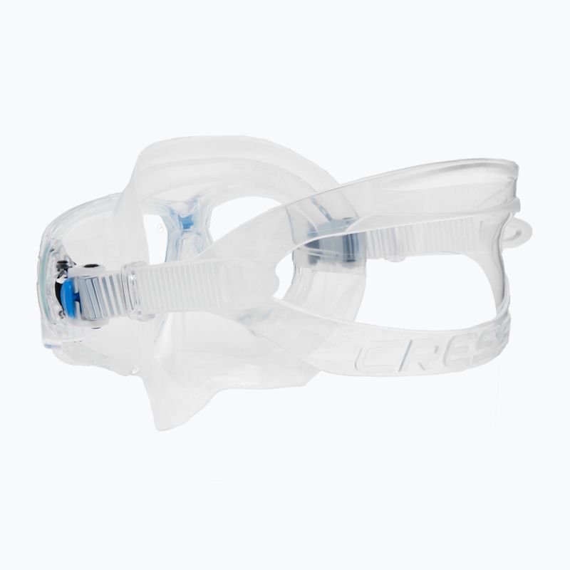 Maschera subacquea Cressi Marea trasparente/blu 4