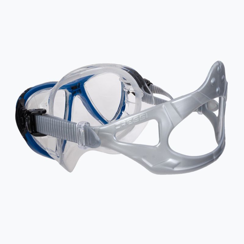 Cressi Big Eyes Evolution maschera subacquea cristallo/blu nero 5