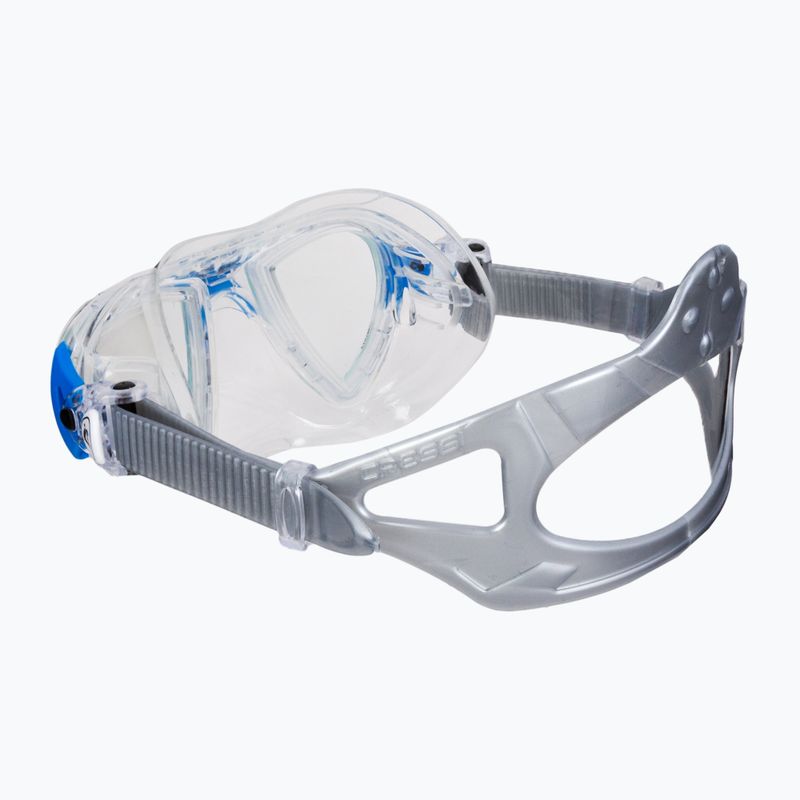 Maschera subacquea Cressi Nano crystal/blu 4
