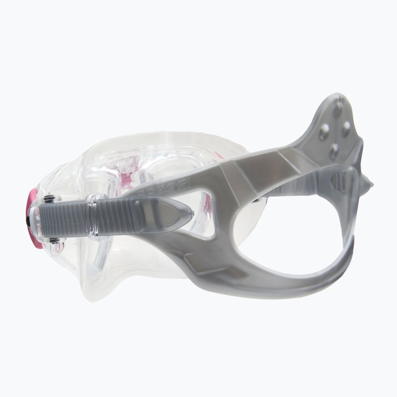 Maschera subacquea Cressi Nano crystal/pink 4