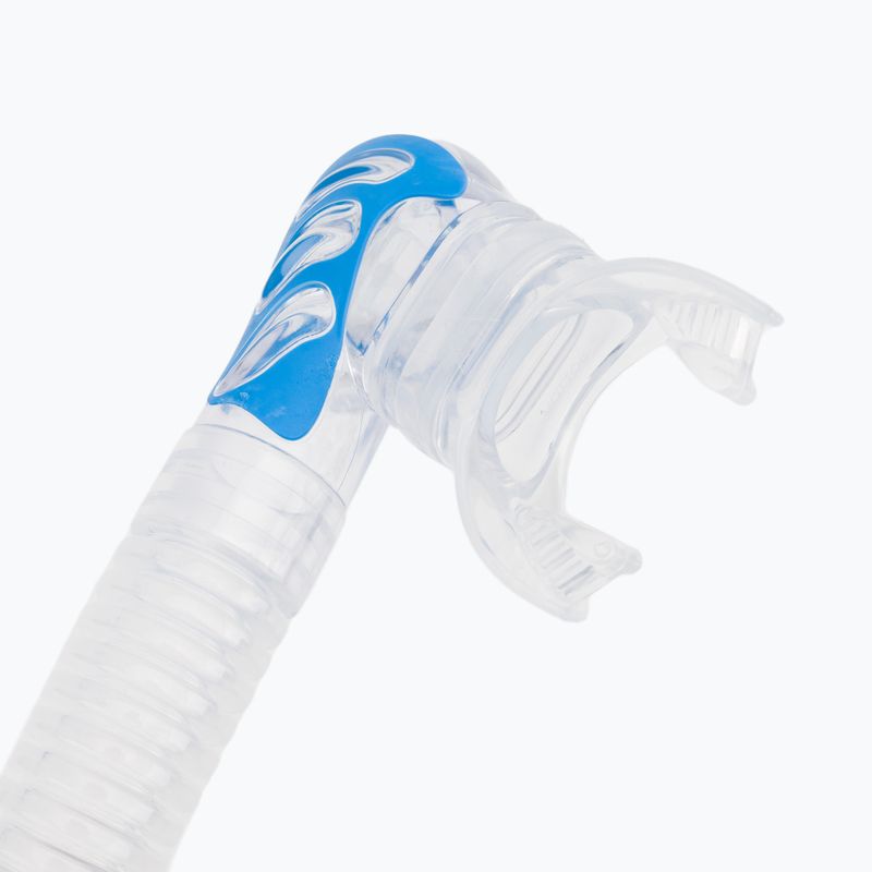 Snorkel Cressi Alpha Ultra Dry sil. chiaro/azzurro 2