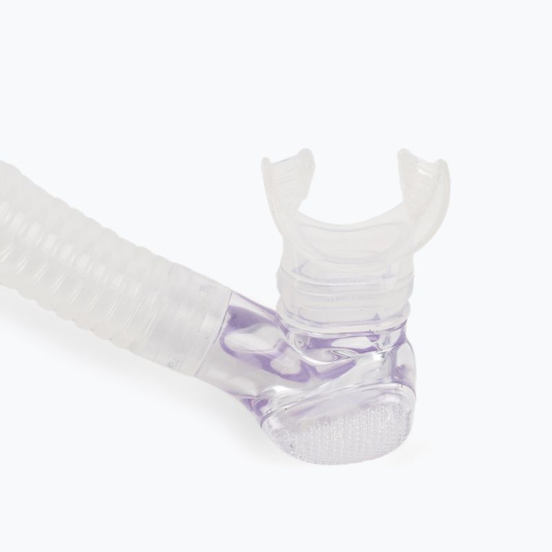 Snorkel Cressi Alpha Ultra Dry trasparente/bianco lilico 3