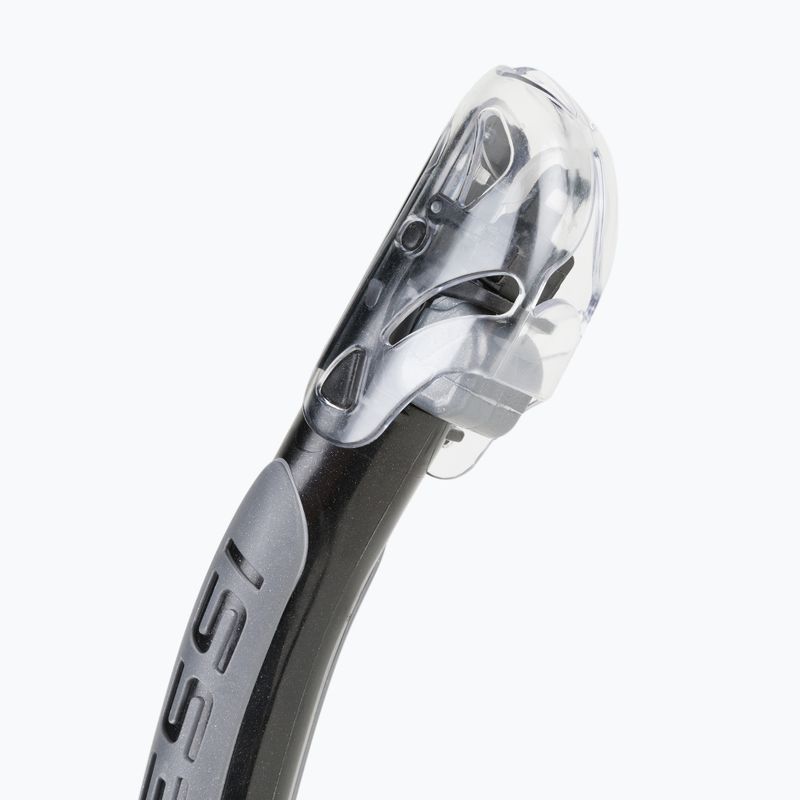 Snorkel Cressi Alpha Ultra Dry sil. trasparente/nero argento 2