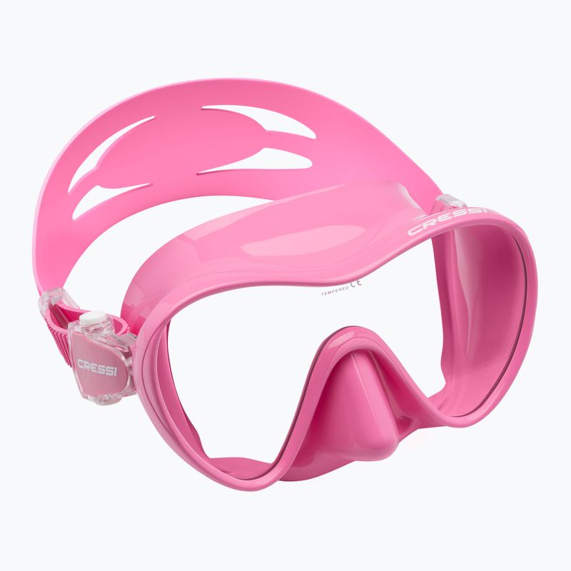 Maschera subacquea Cressi F1 Small rosa 5