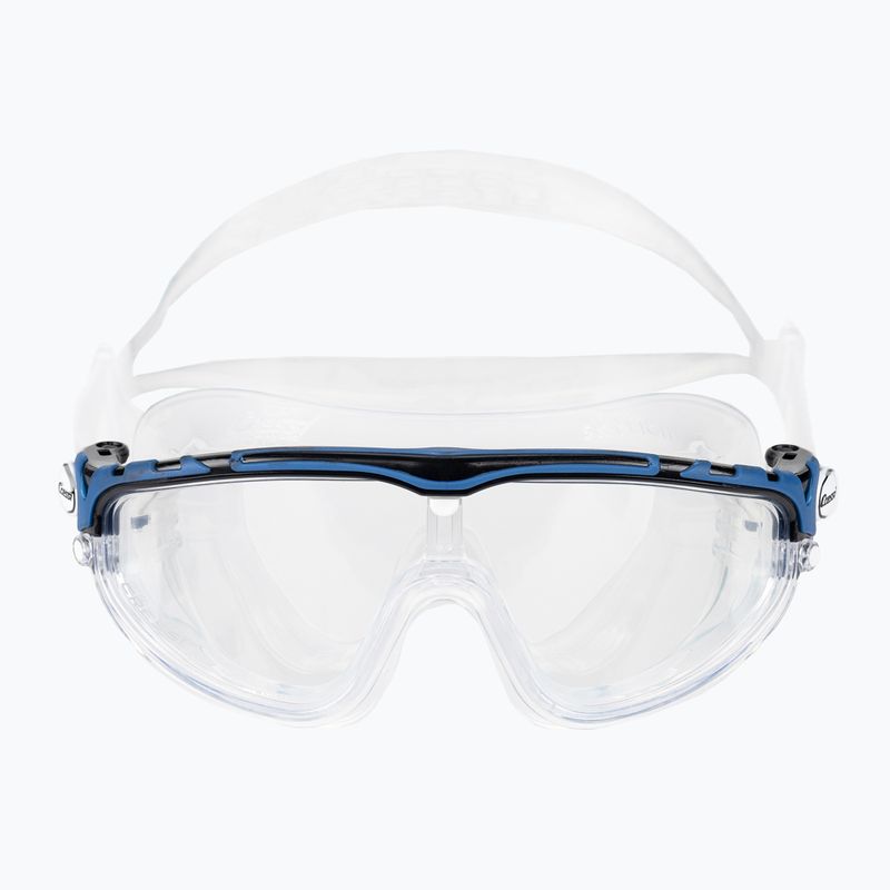Maschera da bagno Cressi Skylight chiara/nera/blu 2