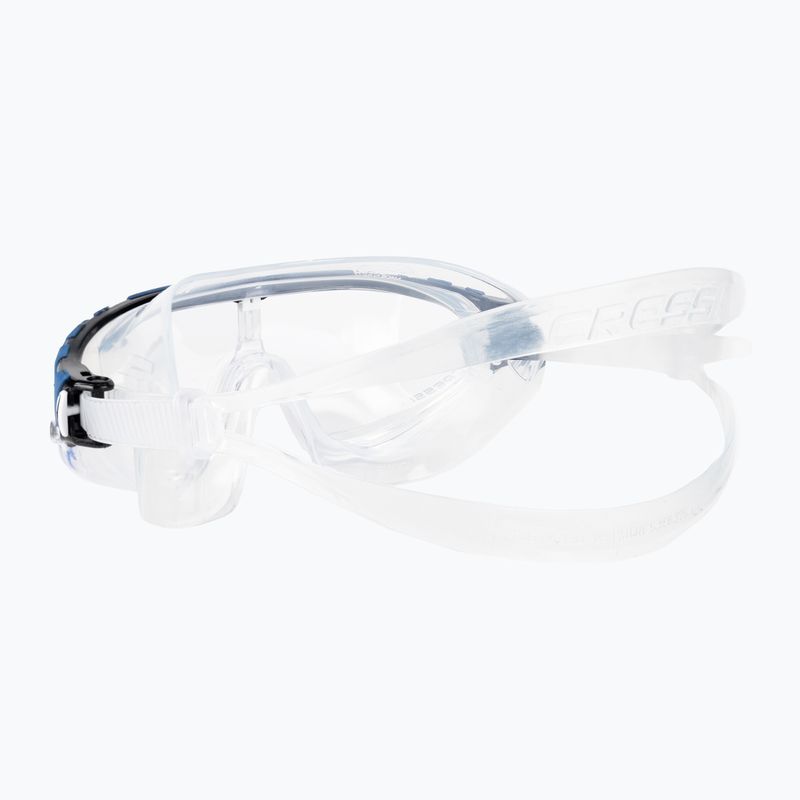 Maschera da bagno Cressi Skylight chiara/nera/blu 4